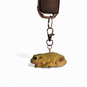 Handmade Frog Keychain Bag Charm